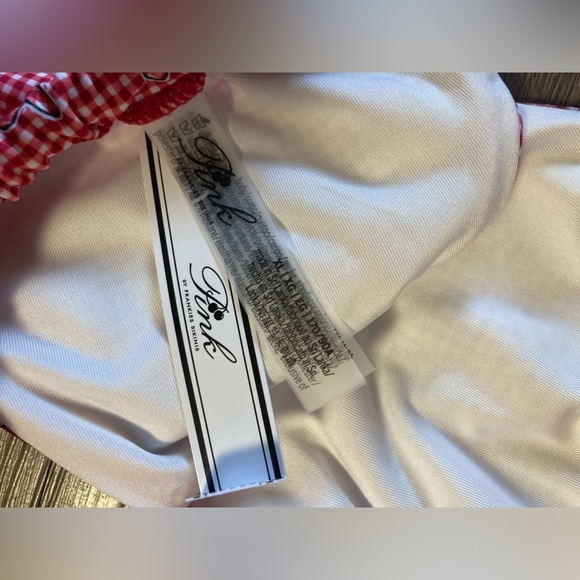 Frankie’s Bikinis x Pink Ladybug Lane Bikini Bottom Plaid XL NWT - Picture 3 of 6